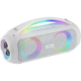 Mars Gaming Altavoz MS-PULSE Bluetooth 50W RMS 2.0 Blanco con Iluminación RGB Portátil Ultra-Bass